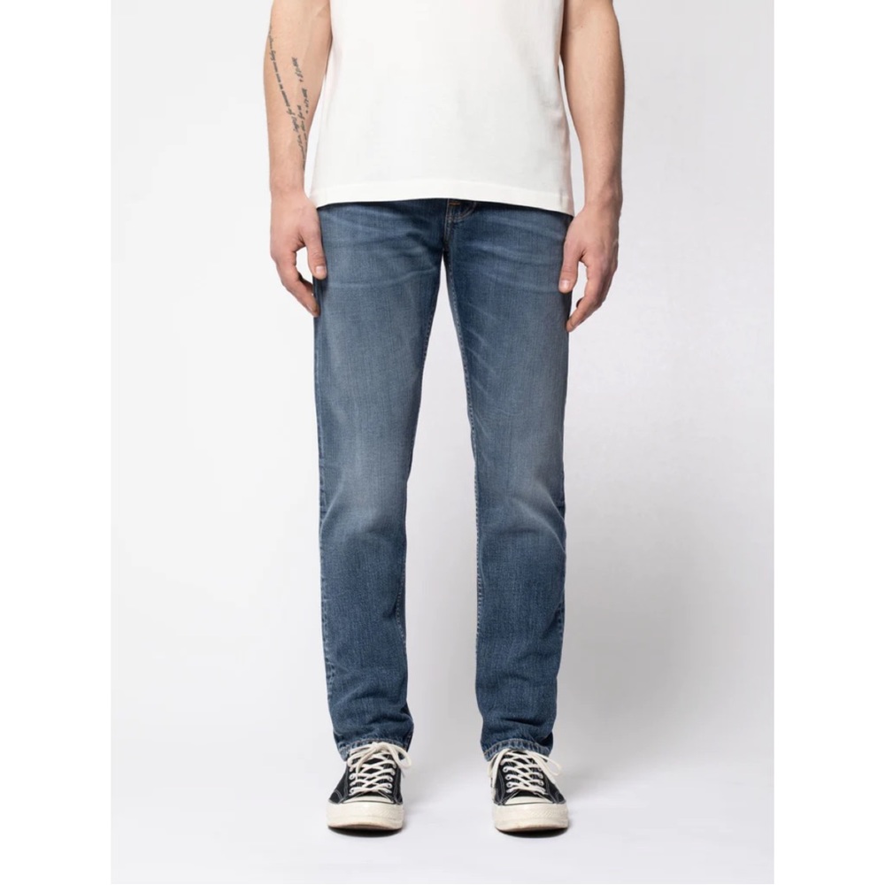 Nudie Jeans Steady Eddie II in Worn Gene NWT